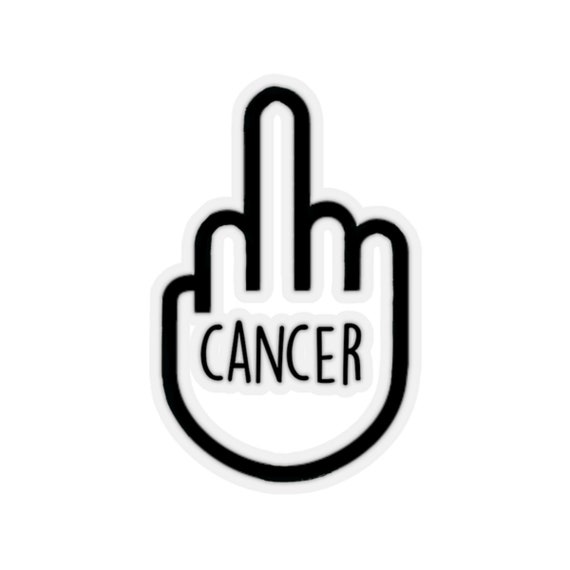 Breast Cancer Patient Gift Laptop Stickers Cancer Awareness Gifts Chemotherapy Vinyl Decal Fuck Cancer Cancer Survivor Sticker