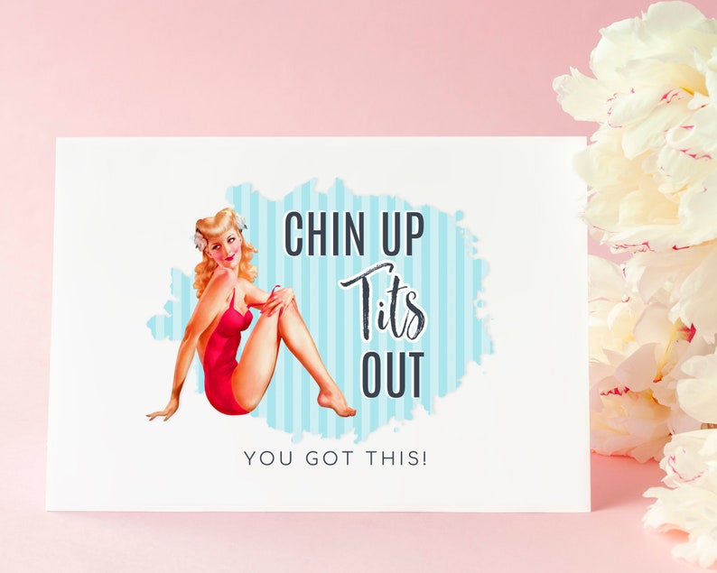 Funny Friend Card, Encouragement Support, You Got This, Stay Strong, Positive Hope Message For Tough Times immagine 5