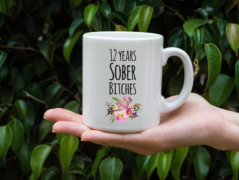 Sobriety Gift Twelve Year Sober Sober Anniversary Etsy