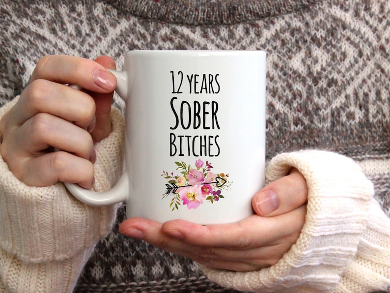 Sobriety Gift Twelve Year Sober Sober Anniversary Etsy