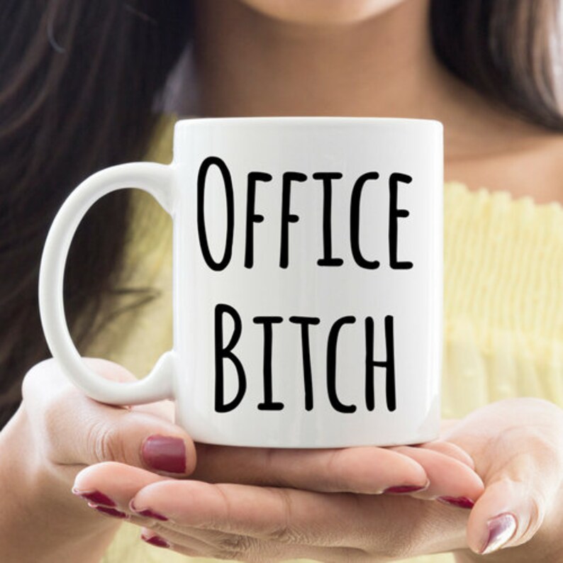 Funny Sarcastic Gift For Coworker, Office Bitch, Bitch Mug, White Elephant Gift, Christmas Party Gift Exchange, Female Boss Gag Gift immagine 8