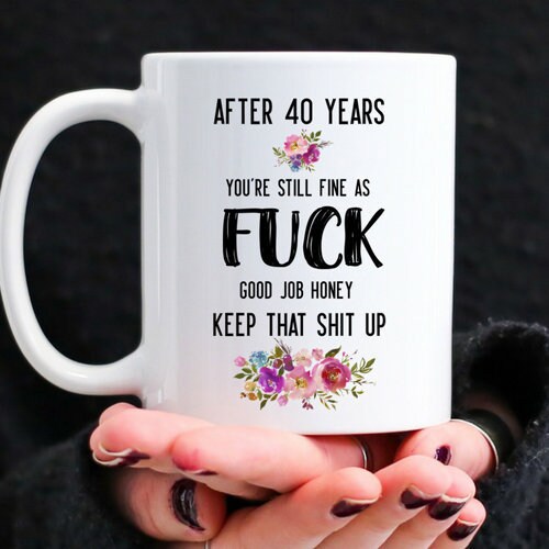 40th anniversary gift 40 year wedding gift for wife funny Etsy