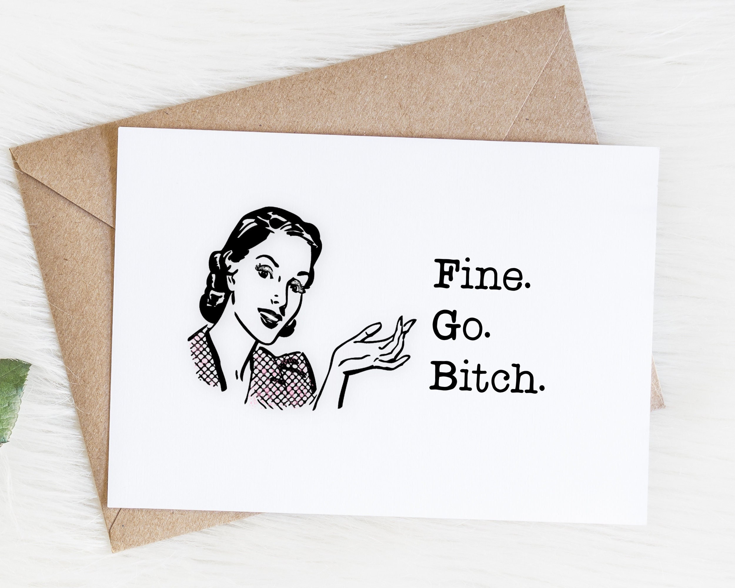 Lustige Abschiedskarte Für Kollegen – „Tongue In Peach“ Design | Büro-Witz | Goodbye-Karte Für Work Besties