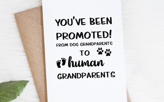 baby announcement for grandparents
