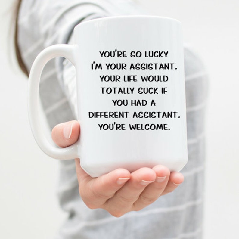 Gag Gift for Boss From Assistant This Funny Coffee Mug is Etsy