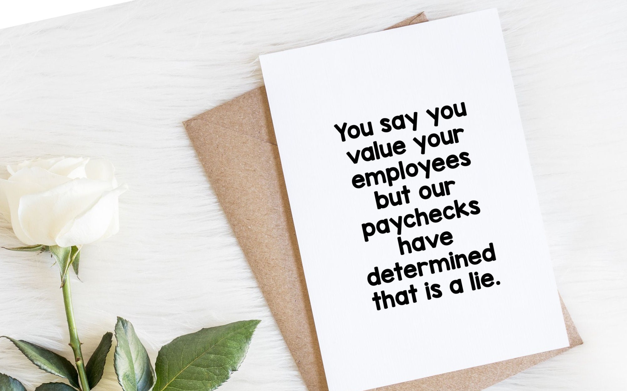 Funny Boss's Day Card From Group of Employees - Etsy Israel