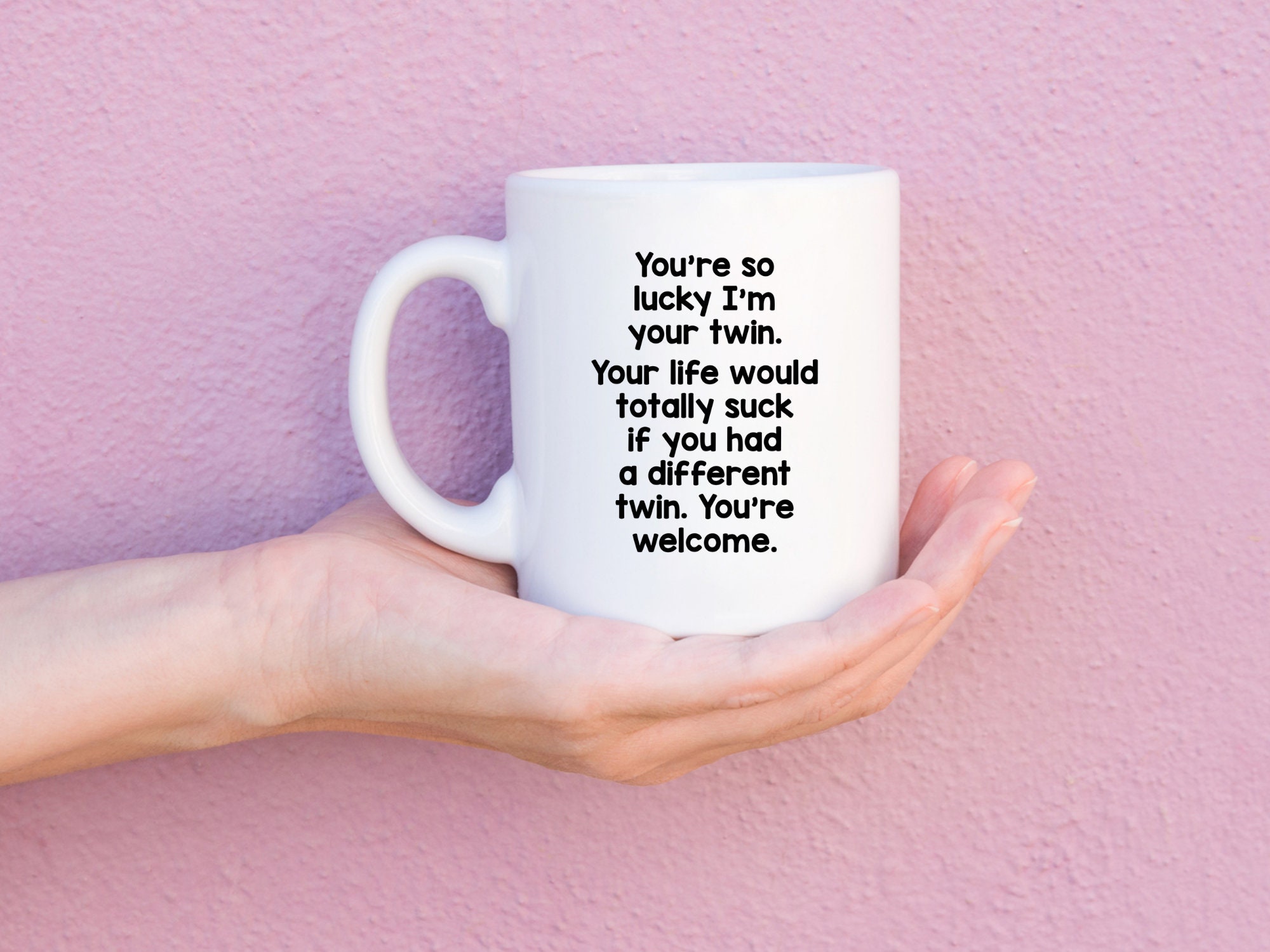 Twin Sister Gift Funny Gift Idea For Adult Twins Brother | Etsy