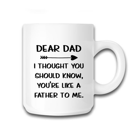 Funny Dad Gift From Daughter Personalized Dear Dad Mug Etsy