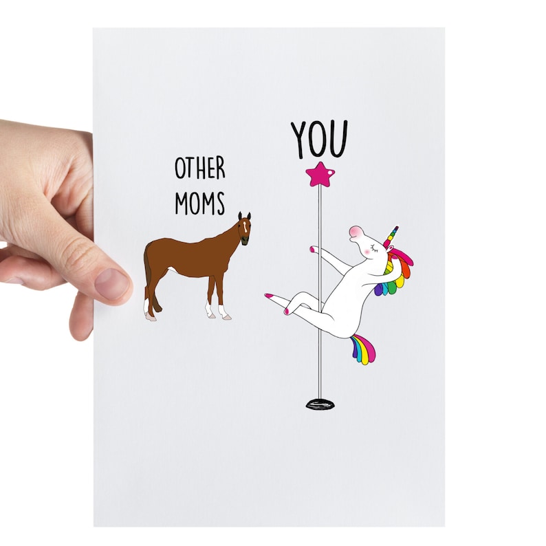 Funny Mothers Day Card for Mom From Daughter Inappropriate - Etsy