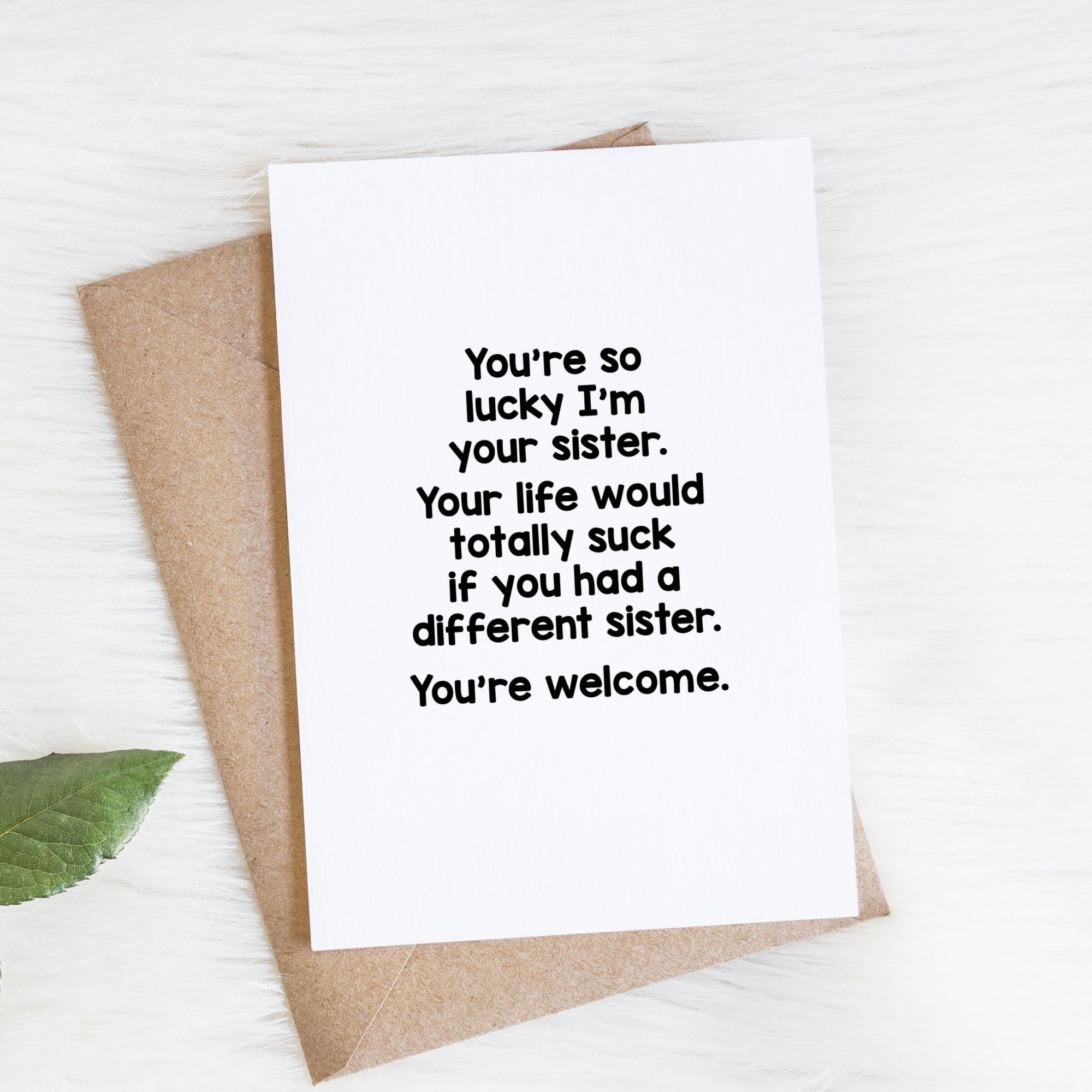 Brother Birthday Card From Sister Funny Gift For Sibling | Etsy