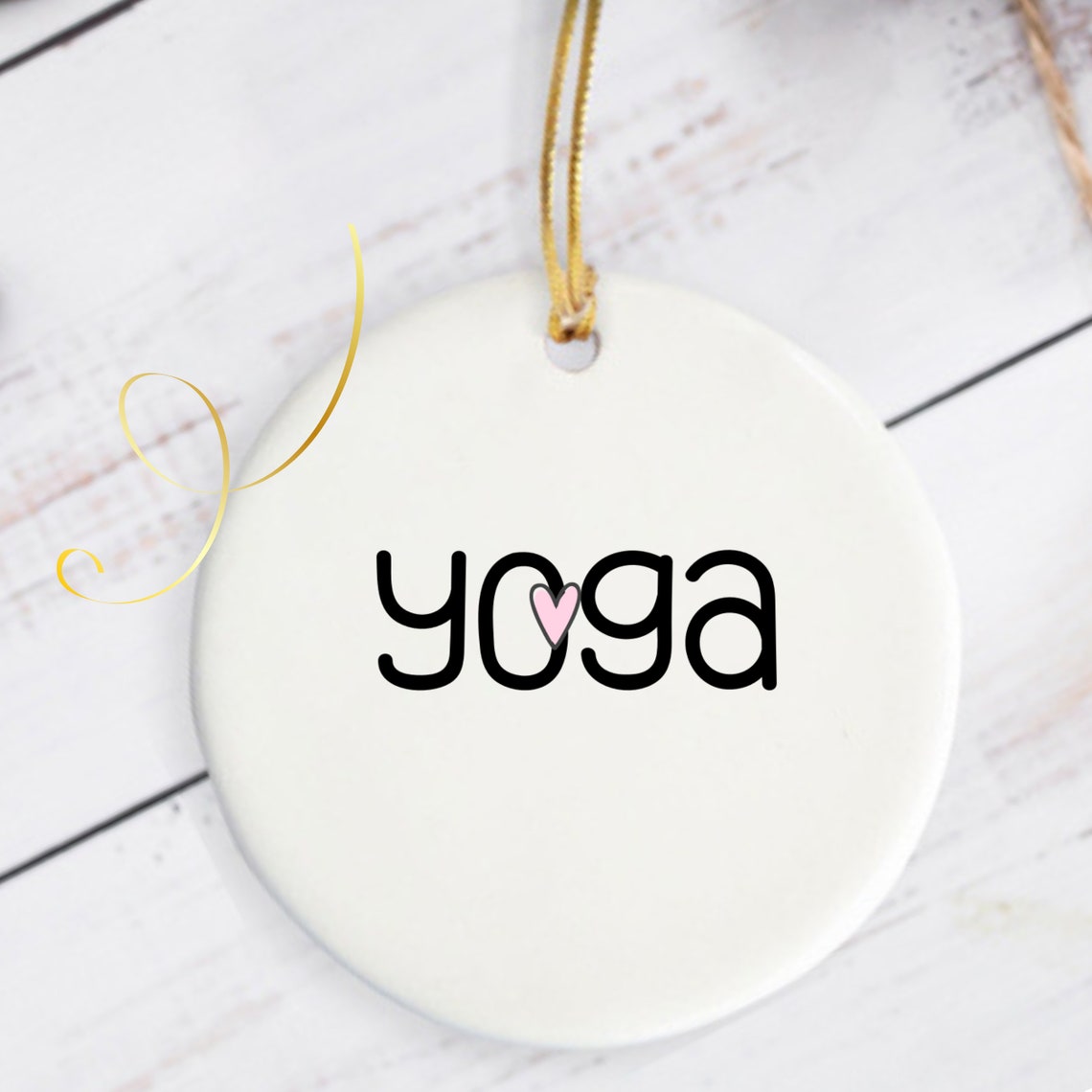 Yoga Christmas Ornament Gift For Yoga Lover Etsy