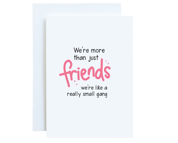 Small Gang, Funny Friendship Greeting Card Small Gang, Funny Friendship Greeting Card