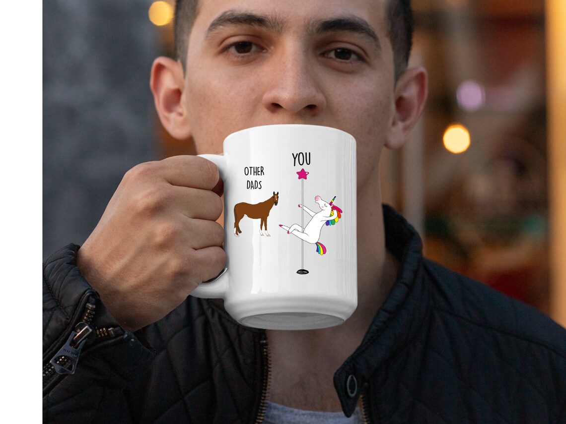 Gay Dad Gift Funny Dad Mug Fathers Day LGBTQ Gift From Etsy