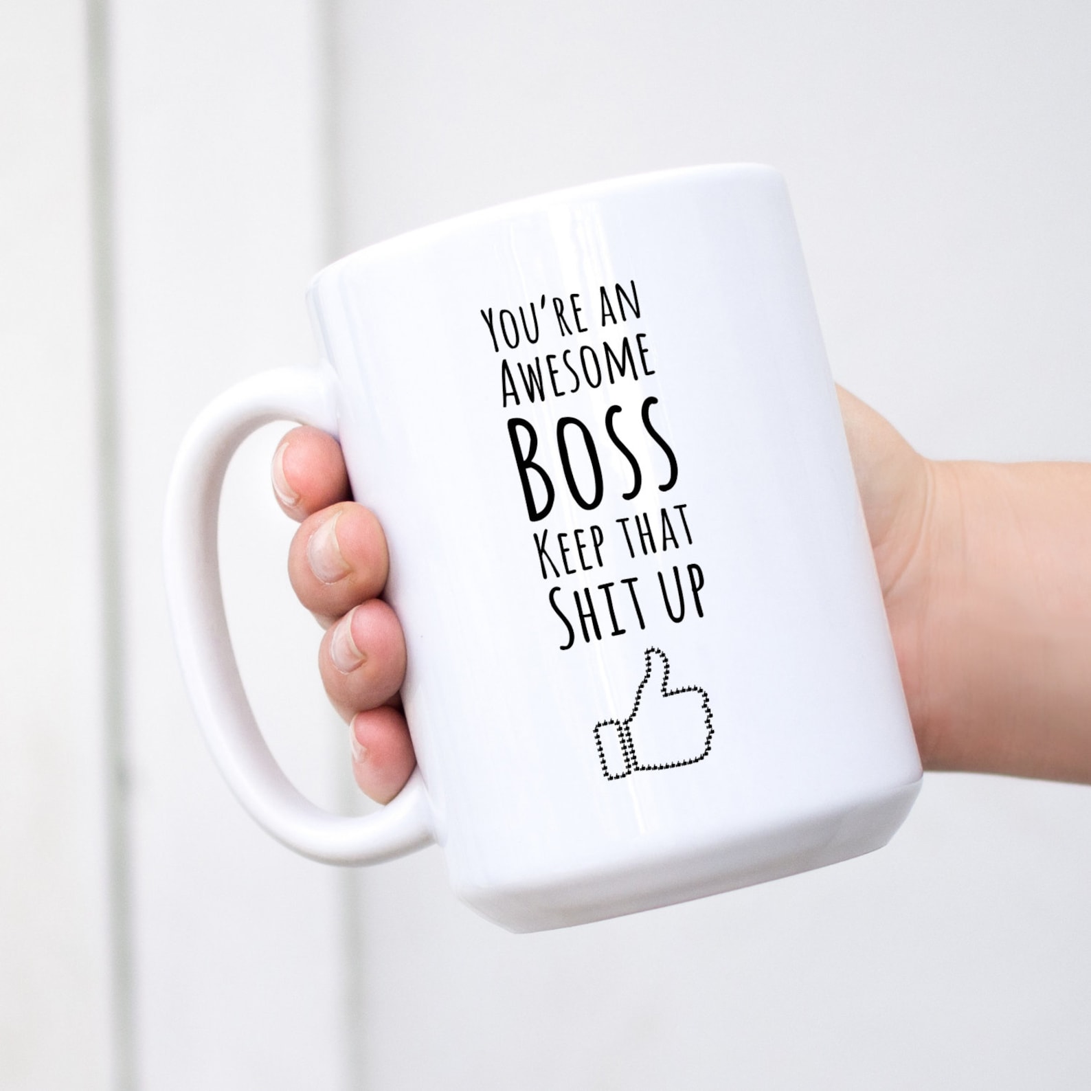 Awesome Boss Mug Sarcastic Coffee Cup Great for Boss's Etsy
