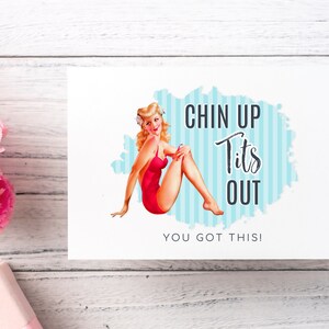 Funny Friend Card, Encouragement Support, You Got This, Stay Strong, Positive Hope Message For Tough Times immagine 7