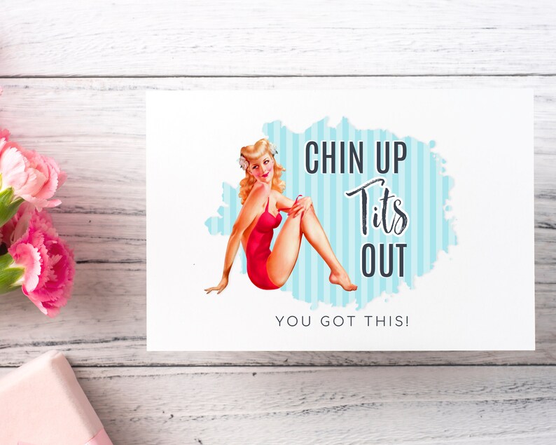 Funny Friend Card, Encouragement Support, You Got This, Stay Strong, Positive Hope Message For Tough Times immagine 7