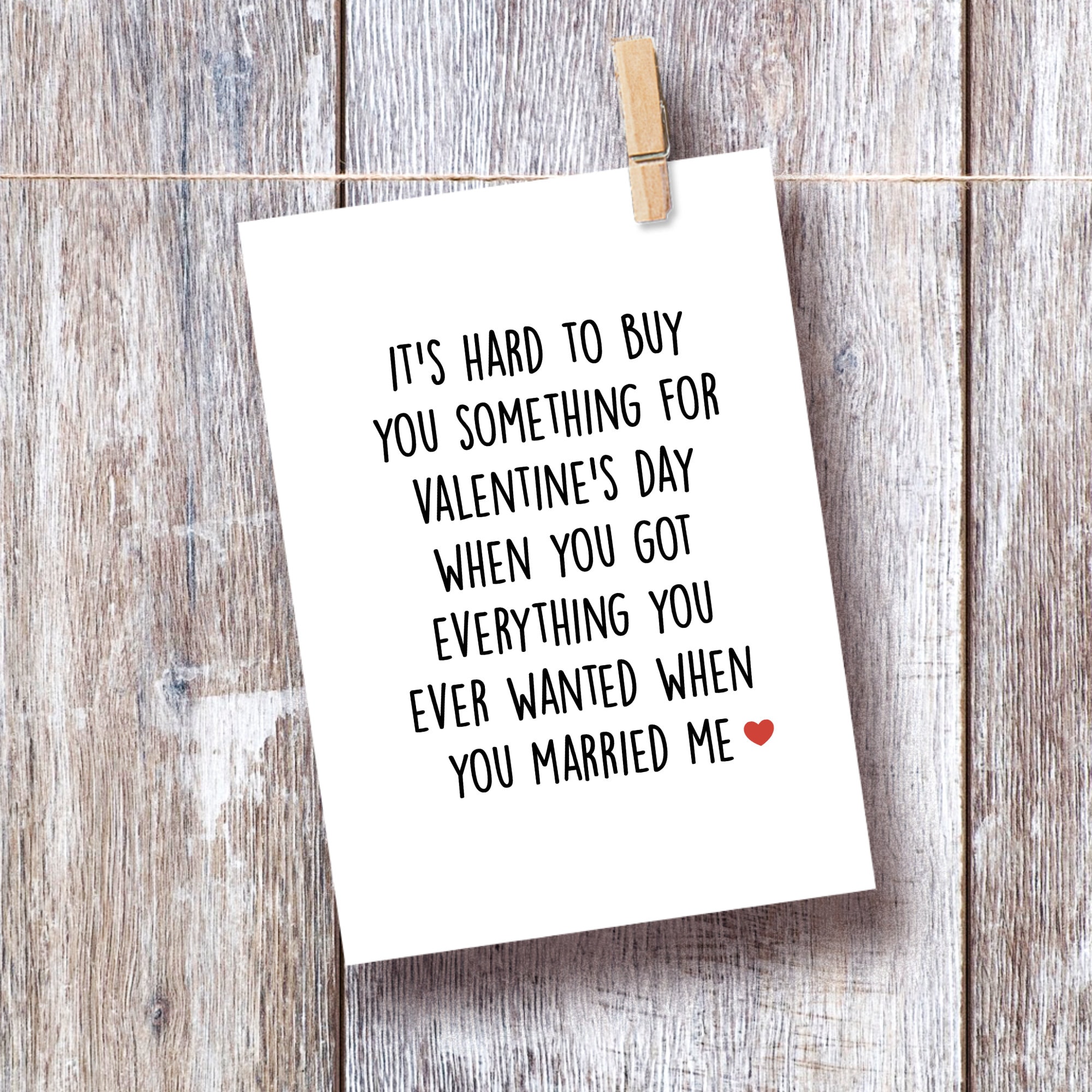 Husband Valentines Day Card, Funny Valentines Card - Etsy