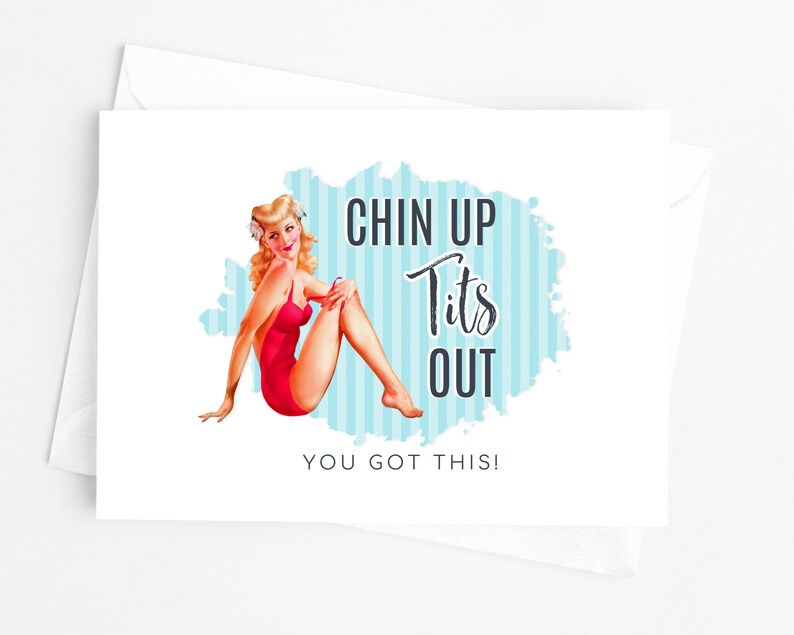 Funny Friend Card, Encouragement Support, You Got This, Stay Strong, Positive Hope Message For Tough Times immagine 2