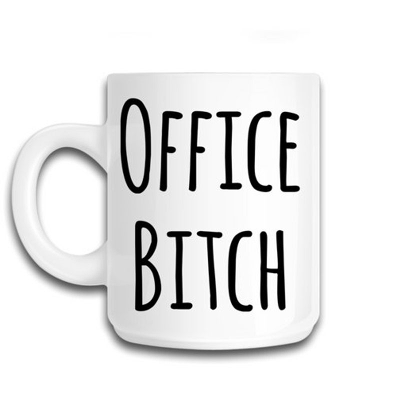 Funny Sarcastic Gift For Coworker, Office Bitch, Bitch Mug, White Elephant Gift, Christmas Party Gift Exchange, Female Boss Gag Gift immagine 5