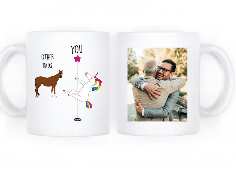 Gay Dad Gift Funny Dad Mug Fathers Day LGBTQ Gift From Etsy