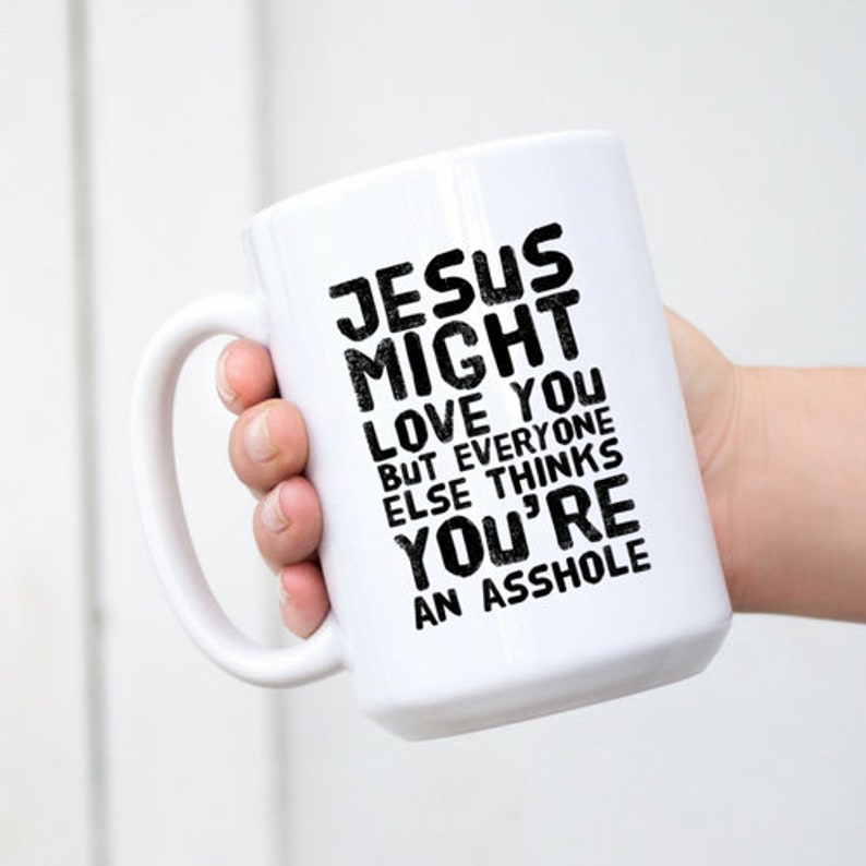 Funny Boss Mug Coworker Gag Gift For Bosses Day Jesus Might Etsy
