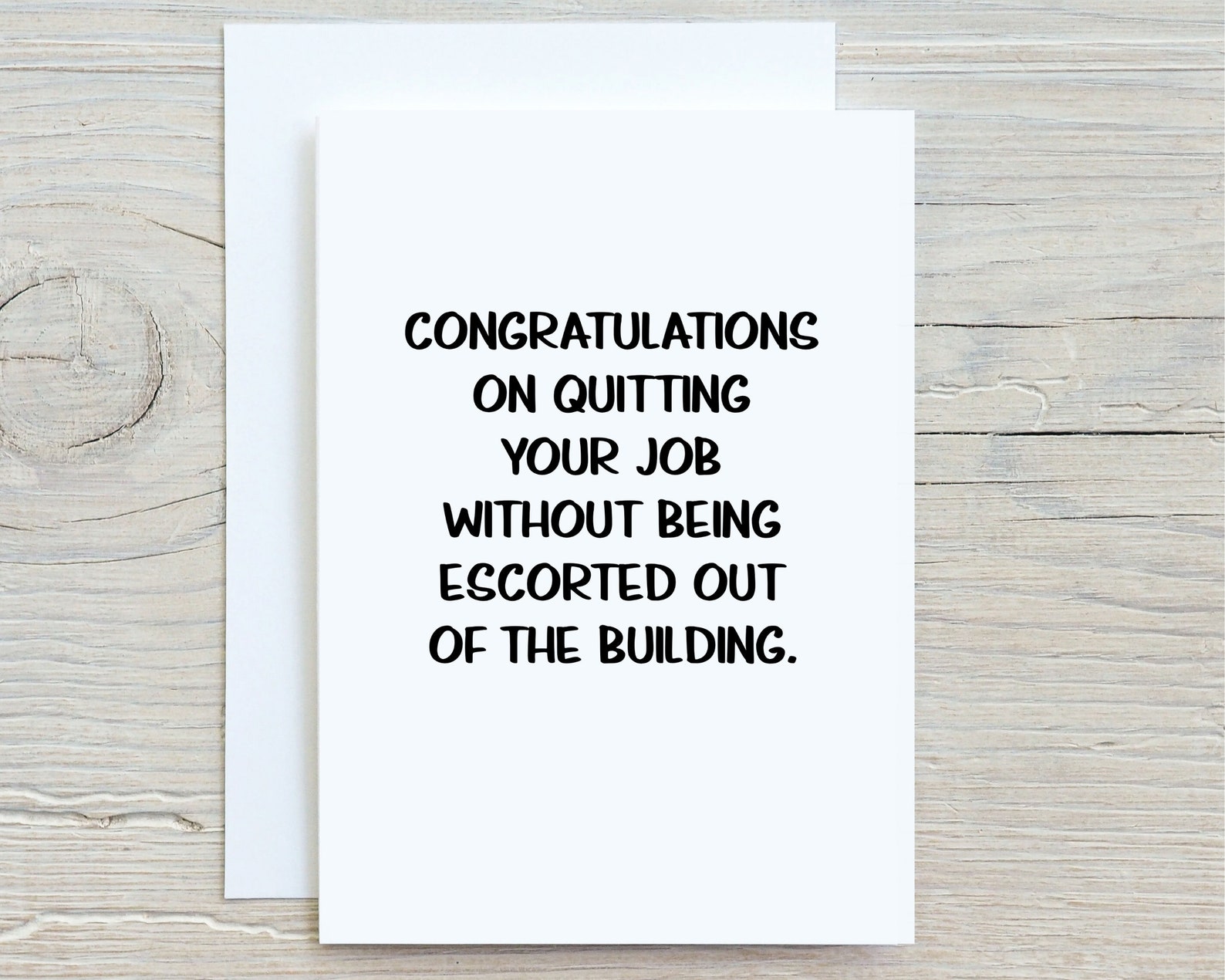 Going Away Card for Coworker Leaving Funny Farewell Goodbye - Etsy