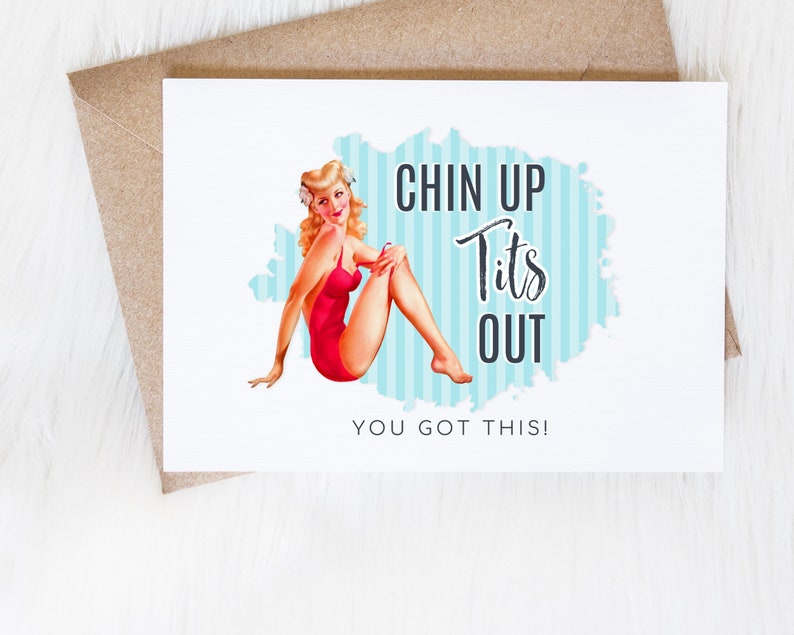 Funny Friend Card, Encouragement Support, You Got This, Stay Strong, Positive Hope Message For Tough Times immagine 1