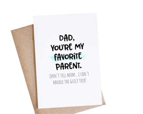 Dear Dad I'm Your Favorite Child T-Shirt Funny Father Love Dear Dad I'm Your Favorite Child T-Shirt Funny Father Love