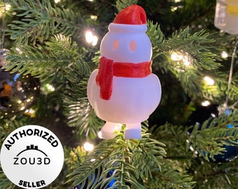 Schneemann mit Flexi Feet Ornament, 2023 Weihnachtsschmuck, Lustiges Ornament, 2023 Ornament, 2023 Ornament, 2023 Weihnachtsschmuck, 2023 Geschenk