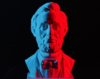 Abraham Lincoln Bust, President Sculpture, History Classroom Décor, President Lincoln, Abe Lincoln Bust, USA President, Political gift