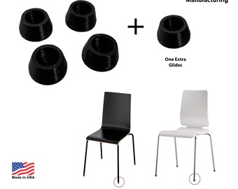 Chair Glide and feet plugs Replacement Feet (Pack of 4) Compatible with IKEA Gilbert Style Chair Glides