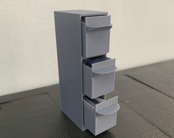 SD Card Filing Cabinet, SD Card Holder, SD Card Storage, Office Decor, Desk Organization, Desk Decor, Sd card organizer, sd cards storage
