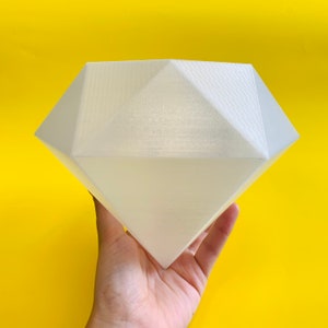 Large Size Diamond, Fake Diamond, Diamond Decor, Diamond Prank, Kids Diamond, Huge Diamond, Wedding Shower Decoration, Engagement Decor