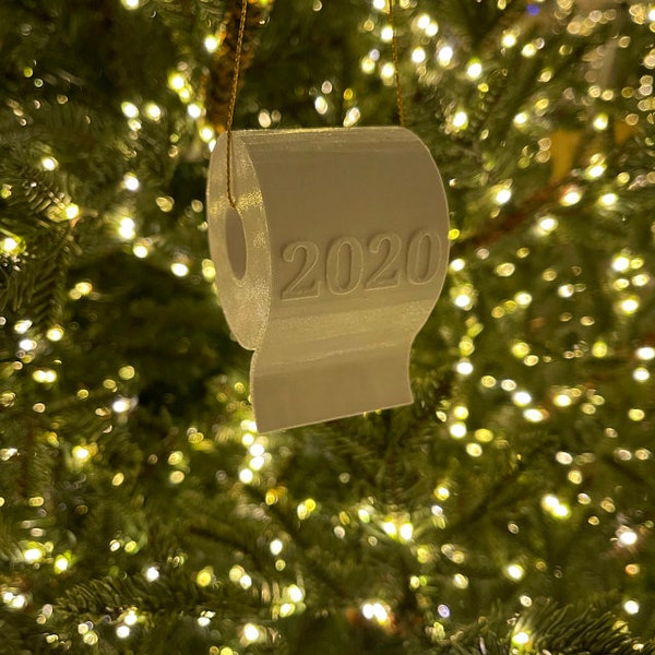 2020 2021 2022 2023 Décoration de Noël, Décoration d'arbre de Noël en papier toilette, Cadeau de Noël 2020 2023, Cadeau du Nouvel An 2023, Cadeau de Noël