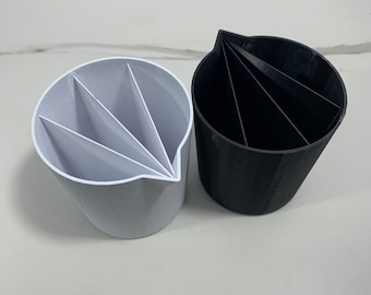 Acrylic Paint Pour Cup, 8oz, 12oz, 16oz, 32oz, Split Cup Pour Cup, Divided Compartments