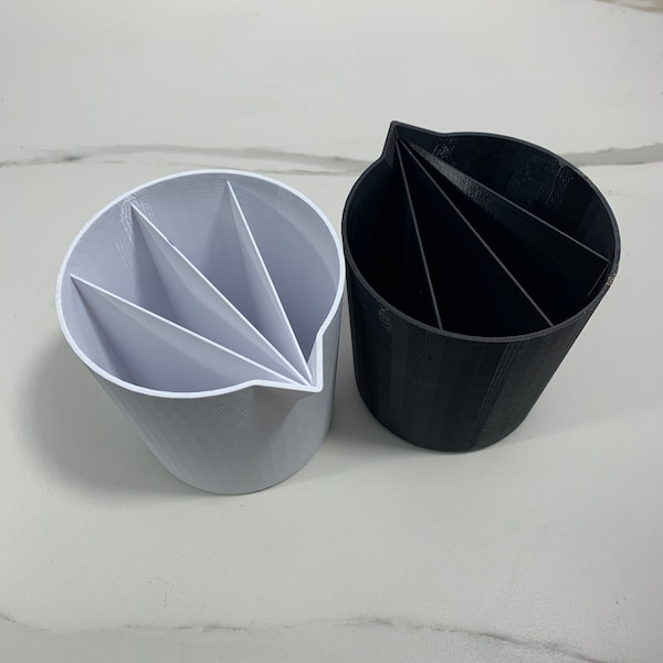 Acrylic Paint Pour Cup, 8oz, 12oz, 16oz, 32oz, Split Cup Pour Cup, Divided Compartments, Split Cup, Pouring Cups, Split Cup Bundles