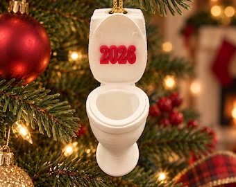 2026 Toilet Ornament, 2026 Christmas Ornament, Funny Ornament, 2026 Ornament, 2026 Ornament, Christmas Ornament, 2026 Gift