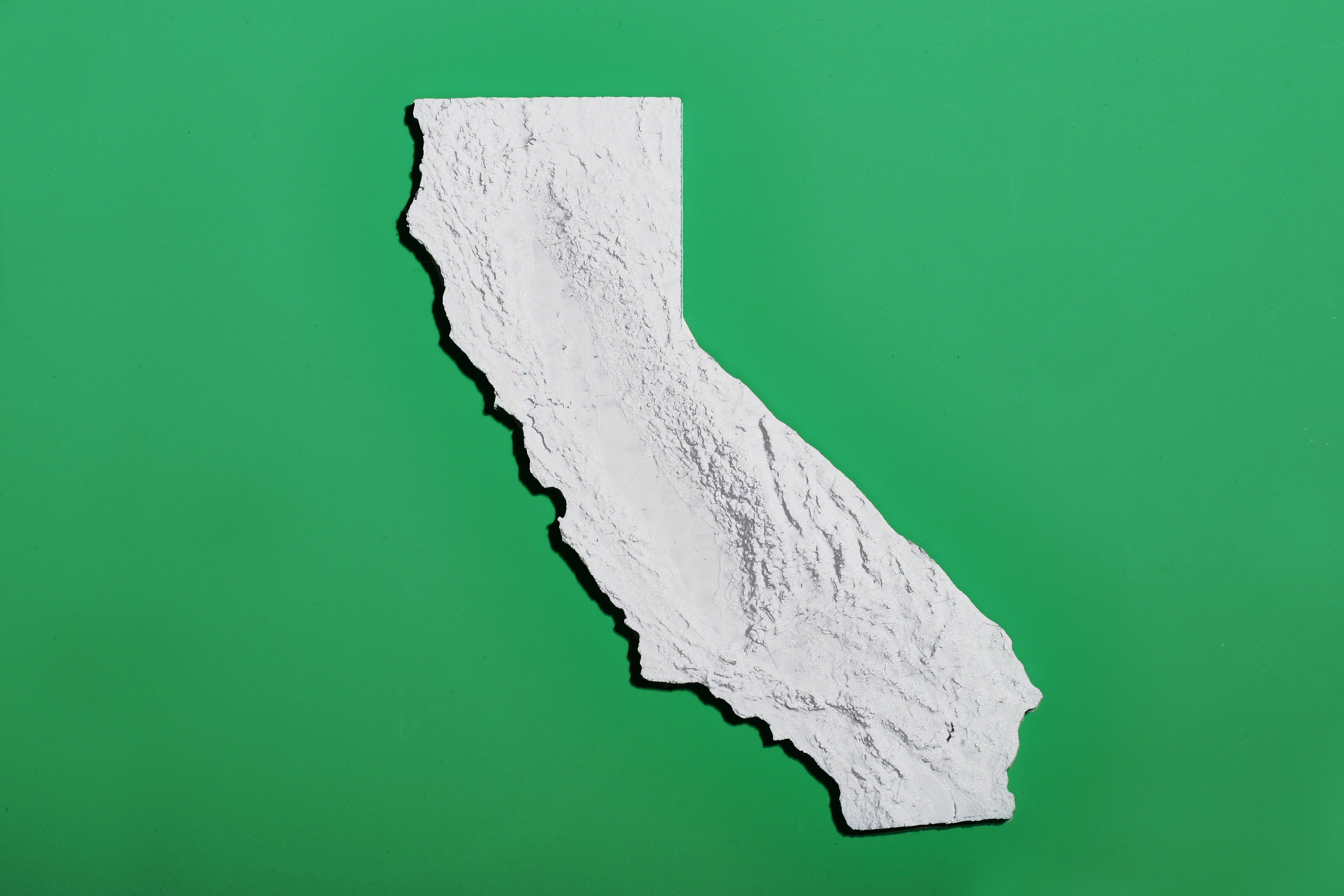 California Map Topo Map Map Art 3D Map California | Etsy