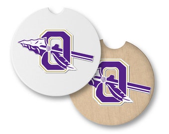 Custom Ceramic and Wood Car Coasters, Logo Coaster, Sports Memorabilia, Add Your logo