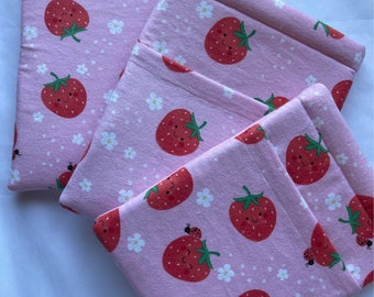 Smiley Strawberry book sweater