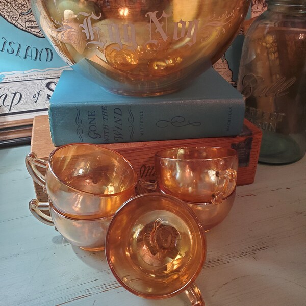 1950s Punch Bowl Etsy