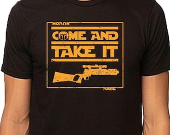 Made in the USA Star Wars Mandalorian Themed Graphic Pro 2nd Amendment Patriotic Workout Shirt