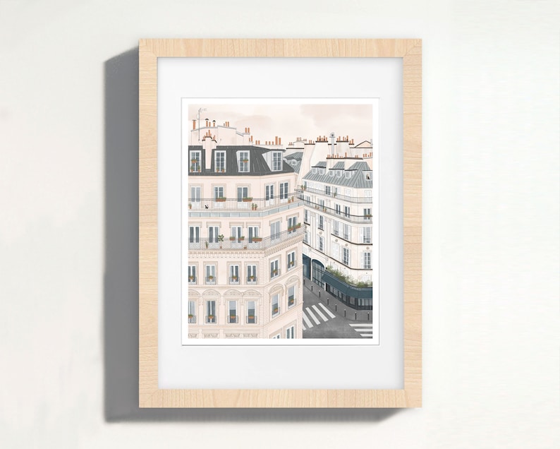 8x10 Parisian Print French Souvenir Paris Architecture Wall Art Travel ...