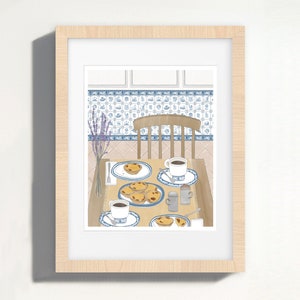 Pastel de Nata Print | Portugal Souvenir | Lisbon Cafe | Pasteis de Belem | 8x10 Wall Art | Home Decor | City Poster | Travel Illustration