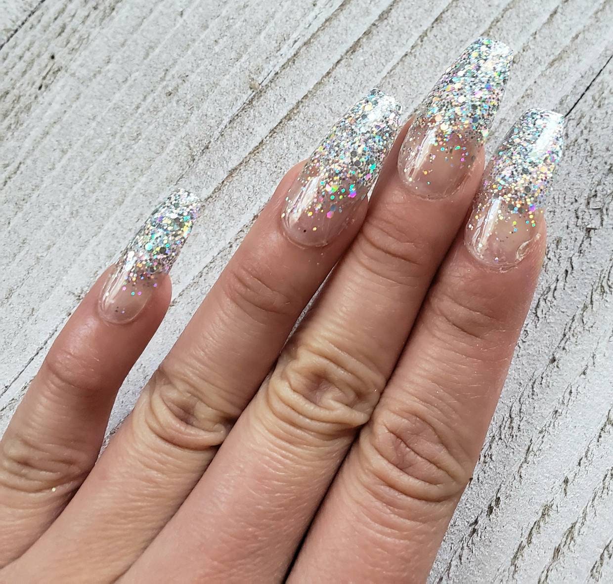 Lurrose Weihnachten Nagel-Pailletten – 2 Schachteln Holografische Schneeflocken-Glitzer Für DIY Maniküre