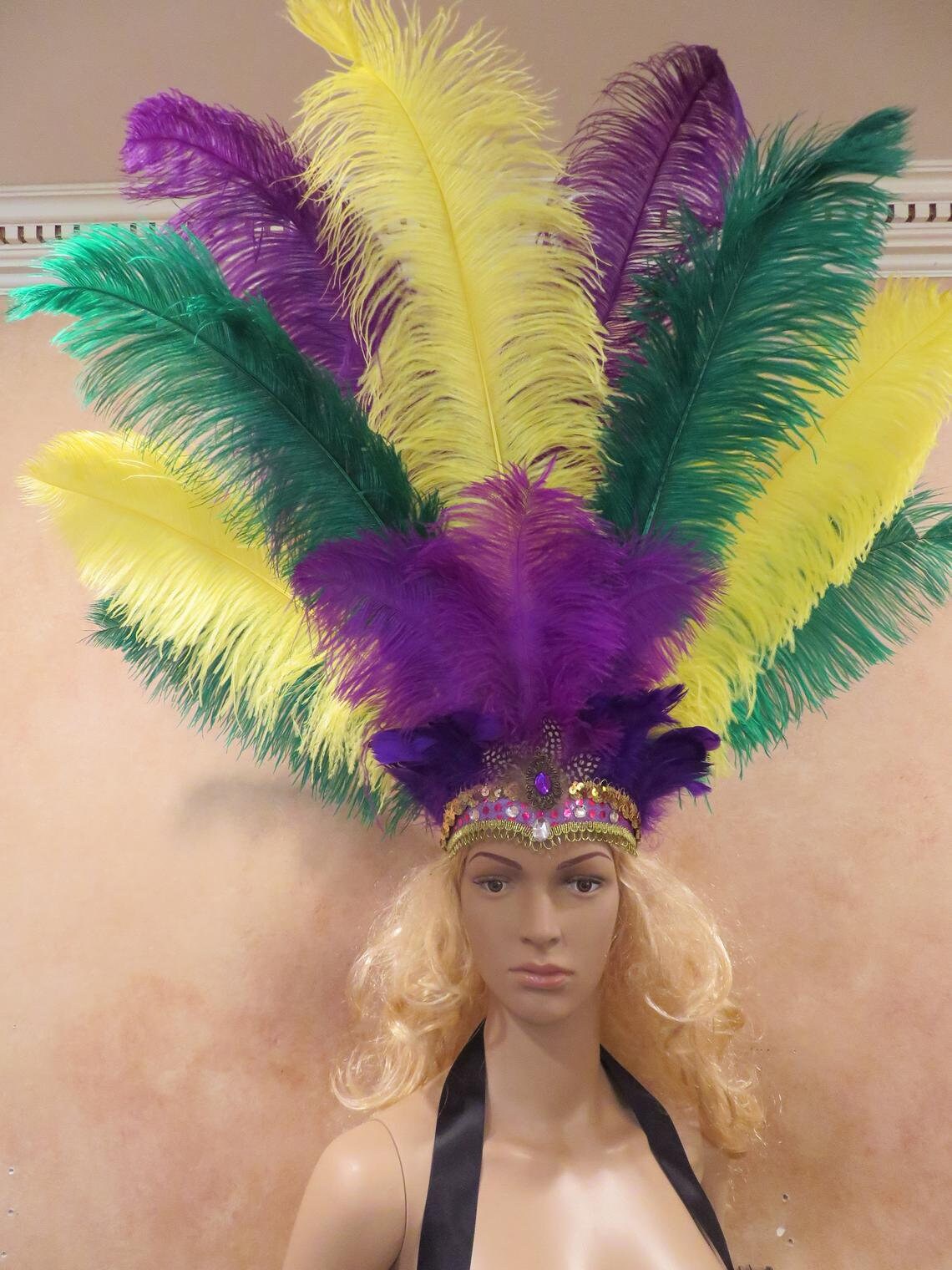 Mardi Gras Caribbean Carnival Costume Samba Showgirl Dress & Etsy