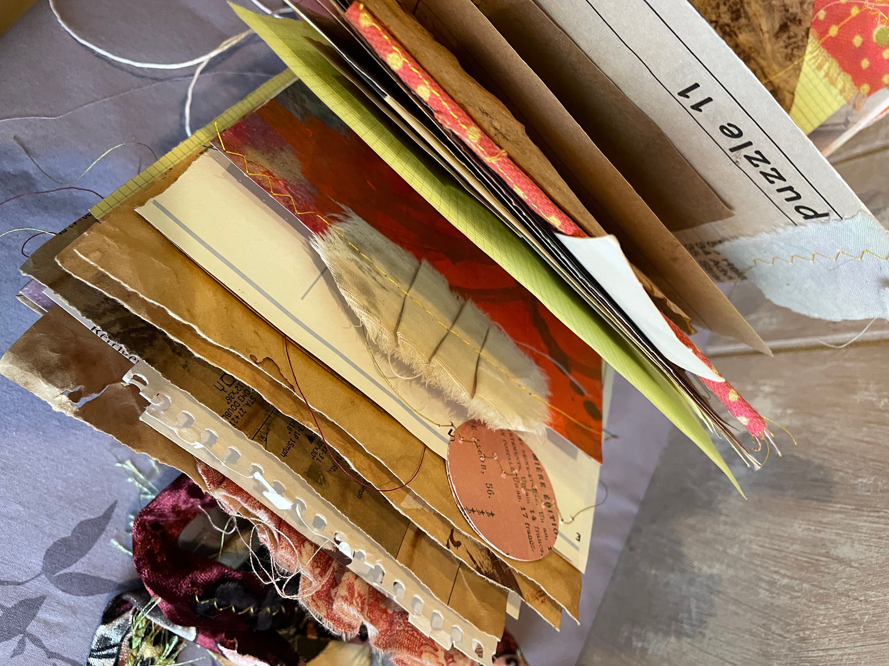 Junk Journal Handmade Paper Bag Junk Journal. Art Journal. Etsy