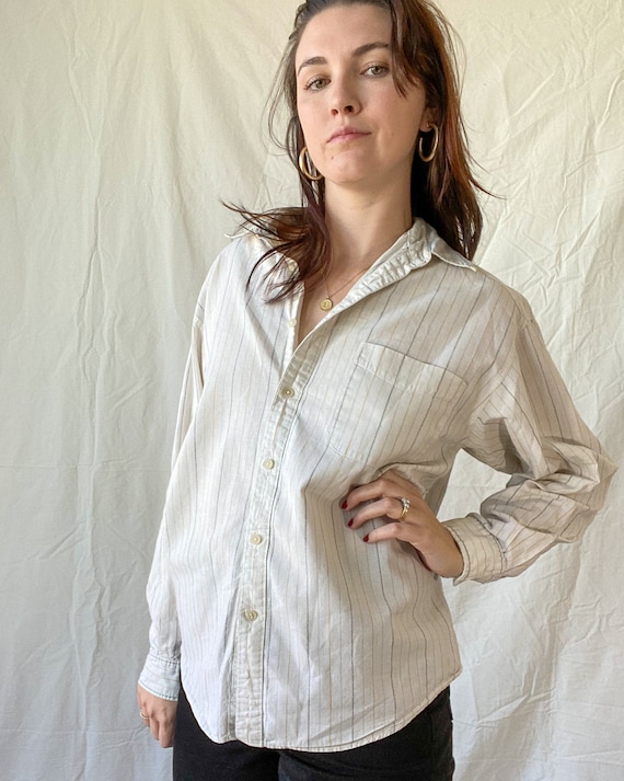 Vintage Button Up/ Oversized Button Up/ Button Up