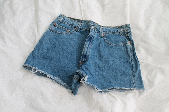Vintage Jean Shorts/ Vintage Denim / High Waisted