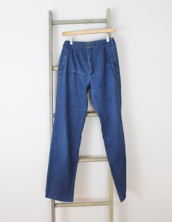 pinstripe jeans womens